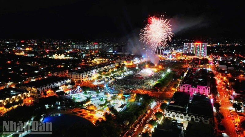 Địa điểm bắn pháo hoa đón giao thừa Tết Nguyên đán Bính Ngọ 2026 tại Khu đô thị Phú Cường Phú Quý, phường Rạch Giá.