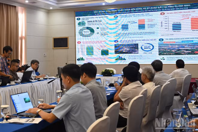 Hội thảo tham vấn “Giải pháp dựa vào tự nhiên nhằm phục hồi rừng sau khai thác khoáng sản và cơ hội tham gia thị trường carbon trong tương lai”, ngày 29/9.