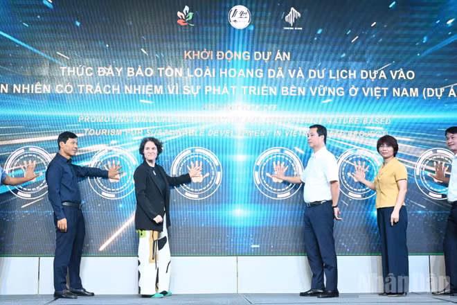 Khởi động Dự án "Thúc đẩy bảo tồn loài hoang dã và du lịch dựa vào thiên nhiên có trách nhiệm vì sự phát triển bền vững ở Việt Nam” (Dự án WTP) ngày 27/8.