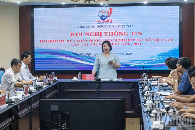 Liên minh Hợp tác xã Việt Nam tổ chức Hội nghị thông tin về Đại hội đại biểu toàn quốc Liên minh Hợp tác xã Việt Nam lần thứ VII, nhiệm kỳ 2026-2031.