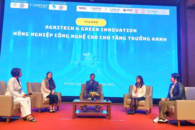 Nhiều sáng kiến, đề xuất, mô hình ứng dụng nông nghiệp công nghệ cao cho tiêu tăng trưởng xanh được đưa ra tại tọa đàm.