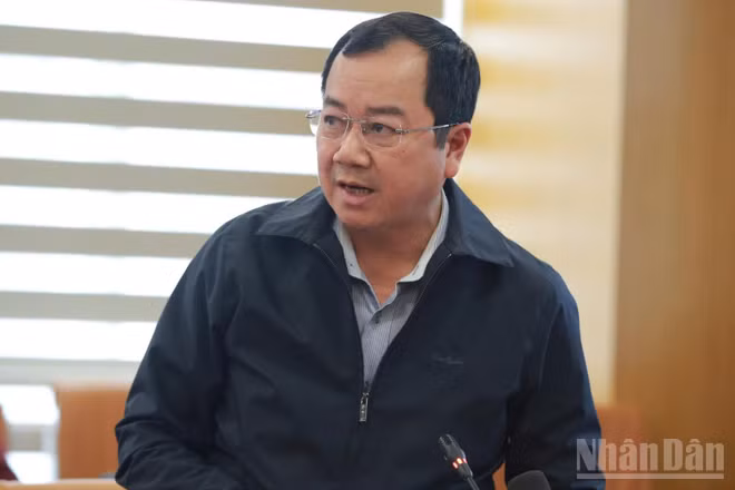 Ông Trần Đình Luân, Cục trưởng Thủy sản và Kiểm ngư (Bộ Nông nghiệp và Môi trường). 
