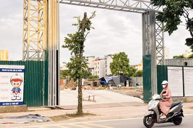 Khu đất dự kiến phát triển nhà ở xã hội tại phường Long Biên (Hà Nội).
