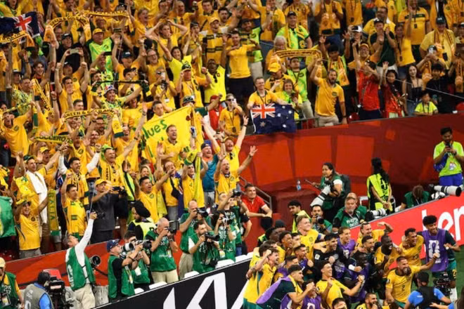 Australia đang nắm lợi thế lớn để giành tấm vé thứ hai của bảng D vào vòng knock-out. (Ảnh: FIFA)