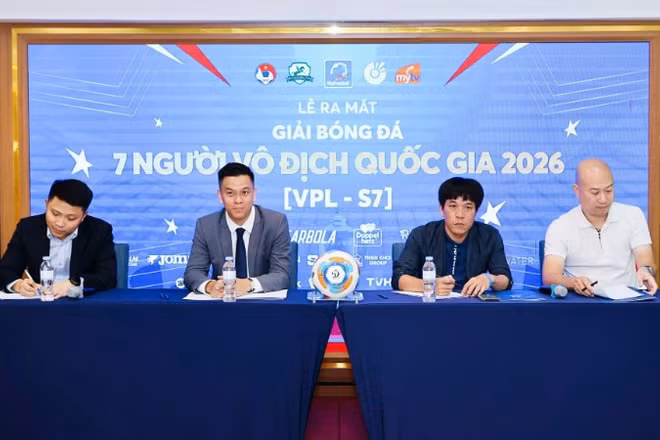 Lễ ra mắt giải bóng đá 7 người vô địch quốc gia 2026. 