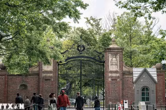 Khuôn viên Đại học Harvard ở Cambridge, bang Massachusetts, Mỹ. (Ảnh: THX)