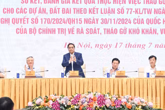 Thủ tướng Chính phủ Phạm Minh Chính dự và chủ trì hội nghị.