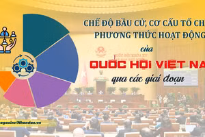 Chế độ bầu cử, cơ cấu tổ chức, phương thức hoạt động của Quốc hội Việt Nam qua các giai đoạn
