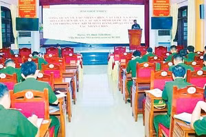 Quang cảnh hội nghị tập huấn (Ảnh HIẾU THẠCH)
