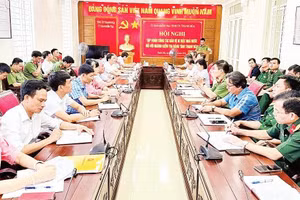 Toàn cảnh Hội nghị tập huấn công tác bảo vệ bí mật nhà nước ngành Kiểm tra Đảng (Ảnh LAN PHƯƠNG)