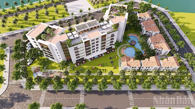 Phối cảnh dự án Khách sạn Fivitel Nam Hội An.