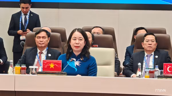 Phó Chủ tịch nước Võ Thị Ánh Xuân tham dự Hội nghị thượng đỉnh Tổ chức Hợp tác Thượng Hải mở rộng (SCO plus), ngày 1/9/2026, tại thủ đô Bishkek, Kyrgyzstan. (Ảnh: TTXVN)