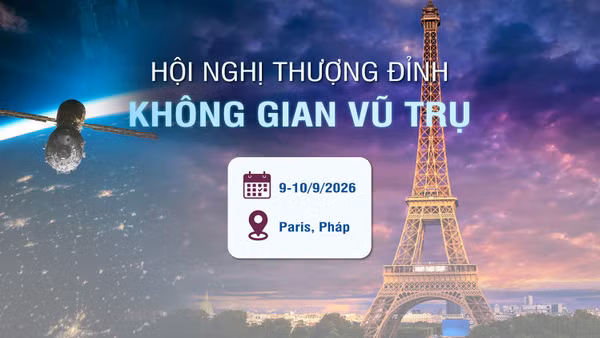 [Infographic] Hội nghị Thượng đỉnh Không gian vũ trụ tại Paris, Pháp