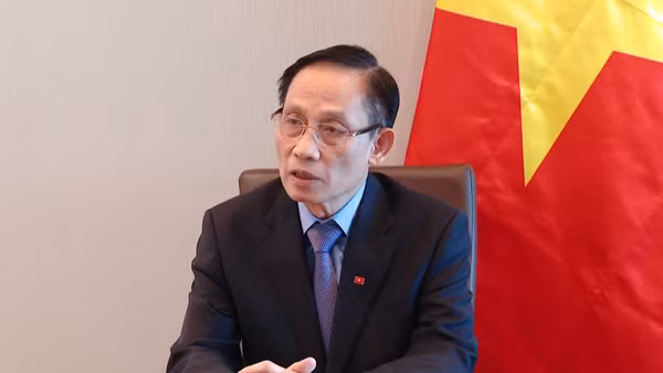 Ủy viên Bộ Chính trị, Bộ trưởng Ngoại giao Lê Hoài Trung. (Ảnh: Bộ Ngoại giao Việt Nam cung cấp)