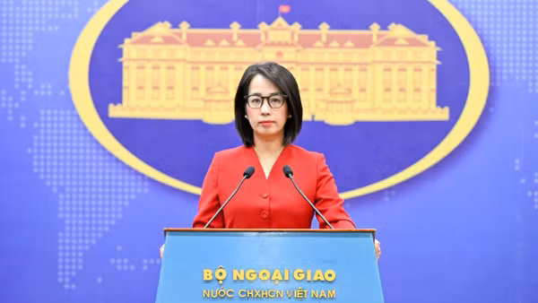 Người phát ngôn Bộ Ngoại giao Việt Nam Phạm Thu Hằng. (Ảnh: Bộ Ngoại giao Việt Nam cung cấp)