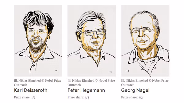 Chân dung bộ ba nhà khoa học đoạt giải Nobel Y sinh năm 2026. (Ảnh: Nobelprize.org)