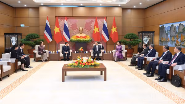 Quang cảnh hội đàm giữa Tổng Bí thư, Chủ tịch nước Tô Lâm và Nhà vua Thái Lan Maha Vajiralongkorn Phra Vajiraklaochaoyuhua, tại Hà Nội, ngày 15/9/2026. (Ảnh: ĐĂNG KHOA)