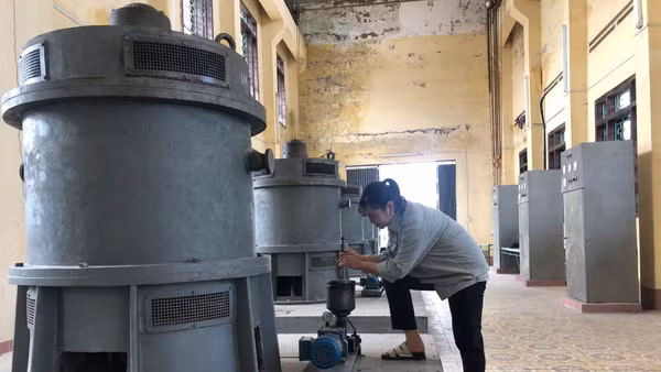 Các đơn vị thủy lợi cần chủ động tiêu thoát nước đệm trong nội đồng nhằm giảm thiểu ngập úng cho cây trồng. (Ảnh: Bảo Hân)