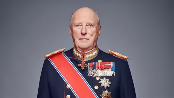 Chân dung Nhà vua Na Uy Harald V. (Ảnh: royalcourt.no)