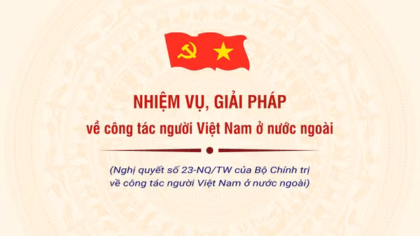 [Infographic] Nhiệm vụ, giải pháp về công tác người Việt Nam ở nước ngoài
