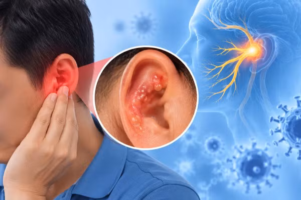 Người dân cần đi khám ngay nếu xuất hiện dấu hiệu méo miệng. (Ảnh minh họa có sử dụng AI)