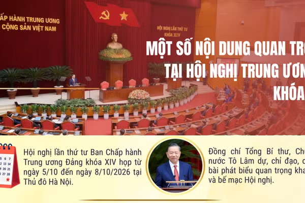 [Infographic] Một số nội dung quan trọng tại Hội nghị Trung ương 4 khóa XIV