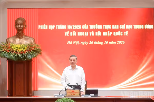 Tổng Bí thư, Chủ tịch nước Tô Lâm chủ trì phiên họp. (Ảnh: ĐĂNG KHOA)