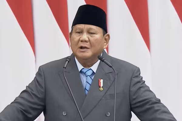 Tổng thống Indonesia Prabowo Subianto cho biết nước này sẽ xây dựng các nhà máy điện mặt trời với tổng công suất 30GW. (Ảnh: Văn phòng Tổng thống Indonesia)