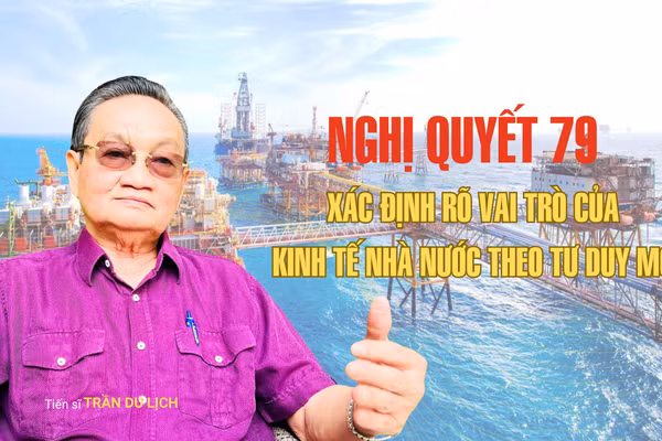 Tiến sĩ Trần Du Lịch: "Nghị quyết 79 xác định rõ vai trò của Nhà nước và kinh tế nhà nước theo tư duy mới"