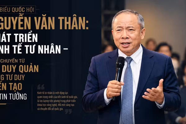 Đại biểu Quốc hội Nguyễn Văn Thân trả lời phỏng vấn Báo Nhân Dân.