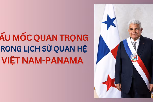 Tổng thống nước Cộng hòa Panama Jose Raul Mulino. Ảnh do Bộ Ngoại giao cung cấp.