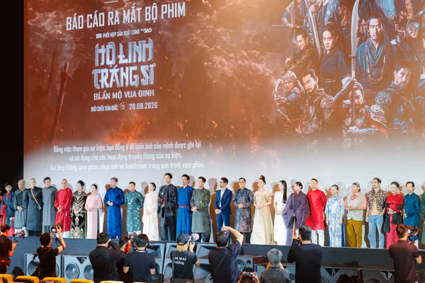 Lễ ra mắt phim Hộ linh tráng sĩ. (Ảnh đoàn làm phim cung cấp)
