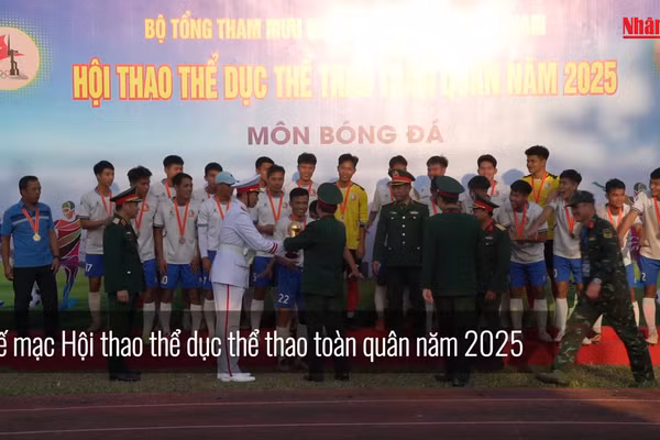[Video] Bế mạc Hội thao thể dục thể thao toàn quân năm 2025