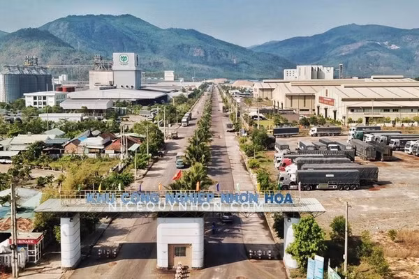 Khu công nghiệp Nhơn Hòa (Gia Lai). Ảnh: Bình Định