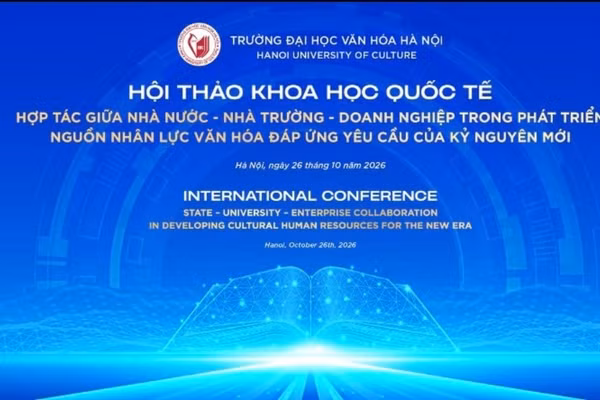 Hội thảo về phát triển nguồn nhân lực văn hóa đáp ứng yêu cầu trong kỷ nguyên mới. (Ảnh: Ban tổ chức cung cấp)