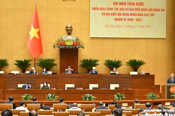 Tổng Bí thư Tô Lâm phát biểu chỉ đạo tại hội nghị.