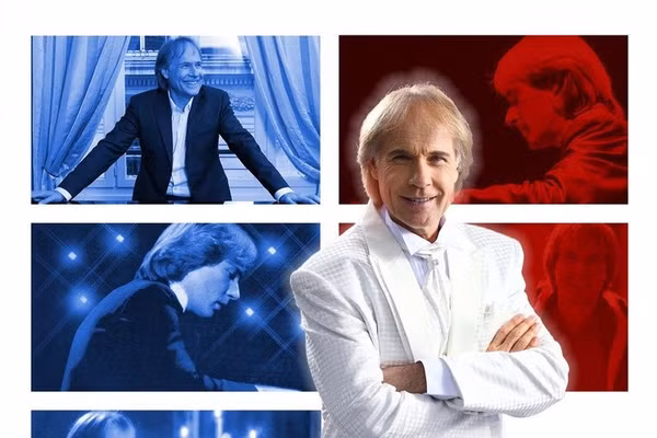 Áp phích giới thiệu chương trình biểu diễn của nghệ sĩ Richard Clayderman ở Moskva ngày 19/9. (Ảnh: Phòng hòa nhạc quốc tế Moskva)