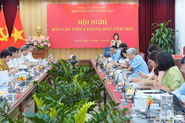 Quang cảnh hội nghị. (Ảnh: HẢI ĐĂNG)