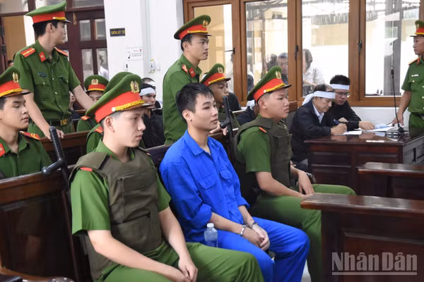 Bị cáo Nguyễn Đức Anh tại phiên tòa.