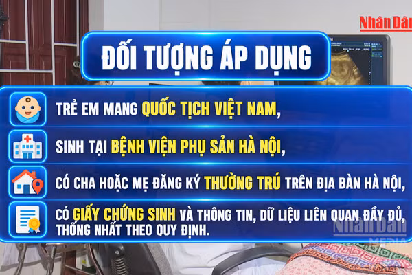 [Video] Hà Nội thí điểm hỗ trợ đăng ký khai sinh ngay tại bệnh viện