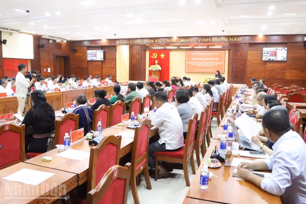 Quang cảnh hội nghị. (Ảnh: CÔNG LÝ)