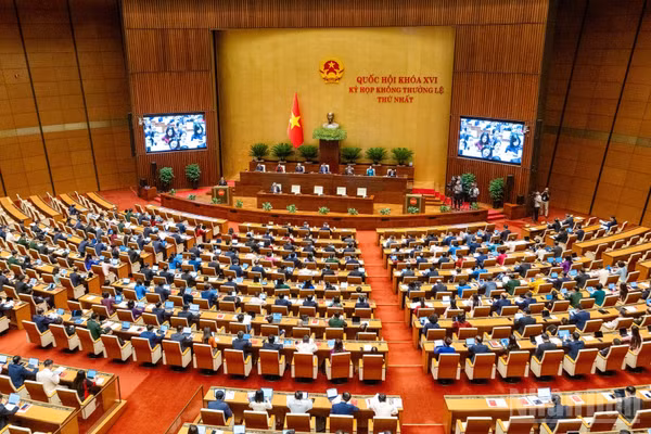 Kỳ họp không thường lệ thứ nhất, Quốc hội khóa XVI. (Ảnh: THỦY NGUYÊN)