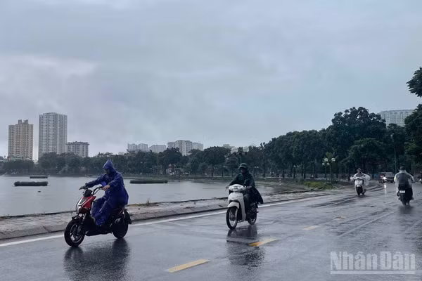 Khu vực Hà Nội nhiều mây, có mưa to đến rất to. (Ảnh minh họa: Đ.T)