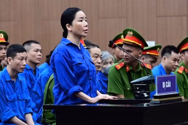 Bị cáo Nguyễn Thị Mai Anh tại Tòa. (Ảnh: VP)