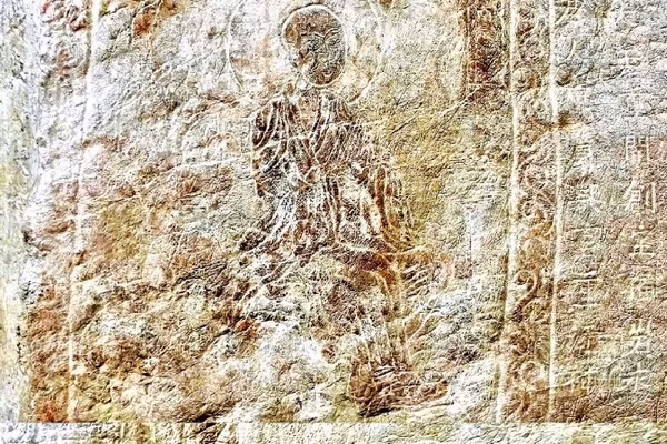 Một số tranh khắc vị La Hán trên vách động Liên Hoa, chùa Phong Phú, tỉnh Ninh Bình.