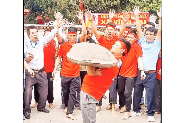 Đội tuyển Pháo đất xã Vĩnh Lại tham gia thi đấu tại Liên hoan Pháo đất thành phố Hải Phòng năm 2026. 