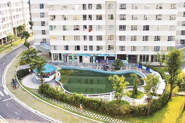 Khu nhà ở xã hội Đặng Xá 2, xã Thuận An, Thành phố Hà Nội (Ảnh TỔNG CÔNG TY VIGLACERA) 