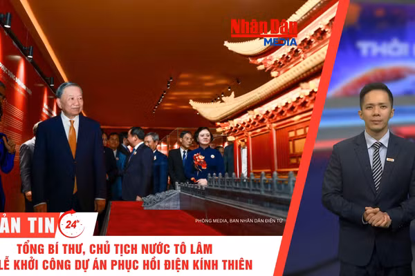 [Video] Thời sự 24h ngày 29/9: Tổng Bí thư, Chủ tịch nước Tô Lâm dự Lễ khởi công Dự án phục hồi Điện Kính Thiên