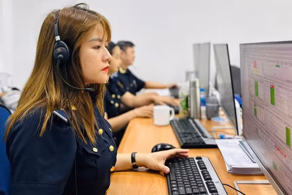Ngành hải quan đẩy mạnh ứng dụng công nghệ thông tin trong quản lý hoạt động xuất nhập khẩu. (Ảnh: CHQ)