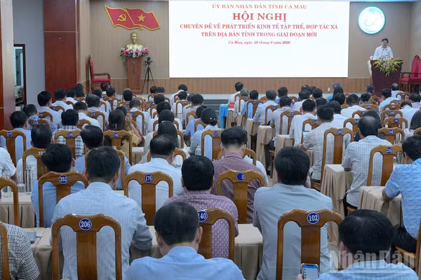 Quang cảnh hội nghị chuyên đề chiều 28/9 tại Cà Mau. (Ảnh: HỮU TÙNG)